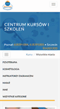 Mobile Screenshot of kursy.wseit.edu.pl