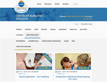 Tablet Screenshot of kursy.wseit.edu.pl